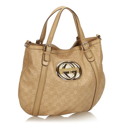 borsa gucci marrone vintage|Gucci Borsa a Mano Vintage in Pelle Col. Marrone .